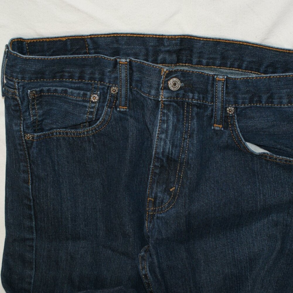 Five Pocket Levi Strauss 527 Dark Blue Jeans Size 33x34.